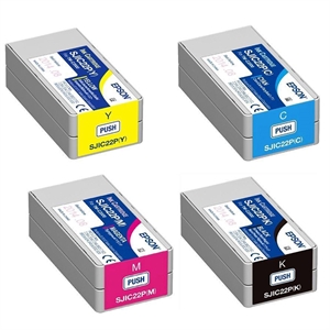 Ensemble complet de cartouches d'encre pour Epson ColorWorks C3500